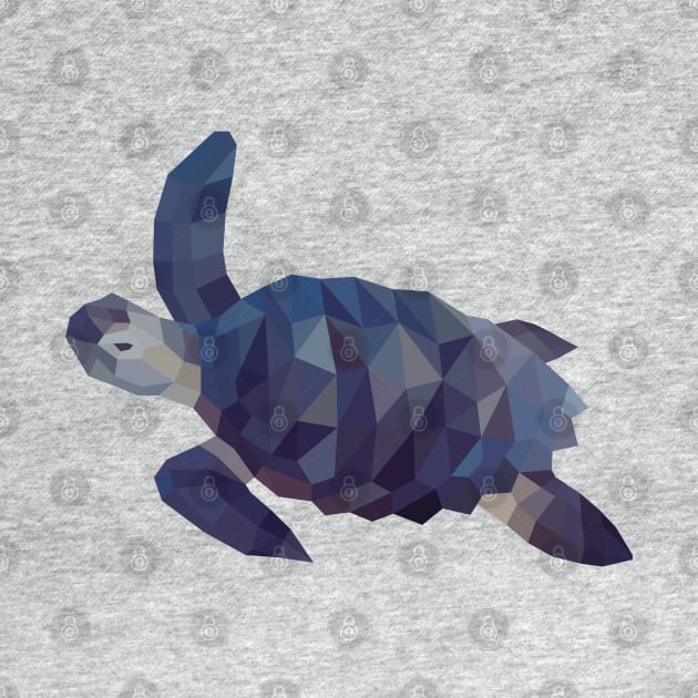 Blue Sea Turtle by shaldesign